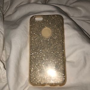 gold glitter iPhone 6 case